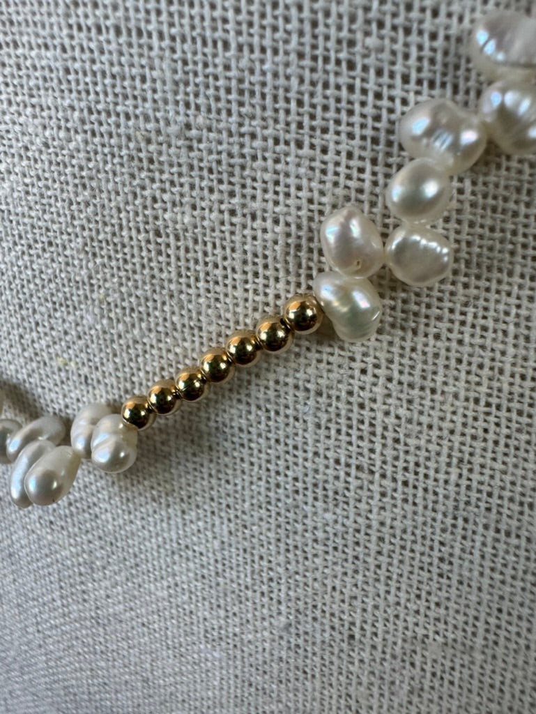 Pearl Theta Necklace