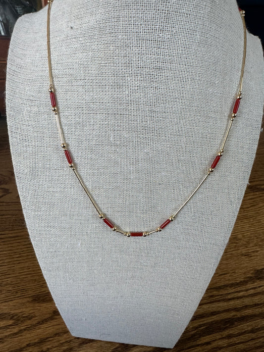 Coral Constellation Necklace