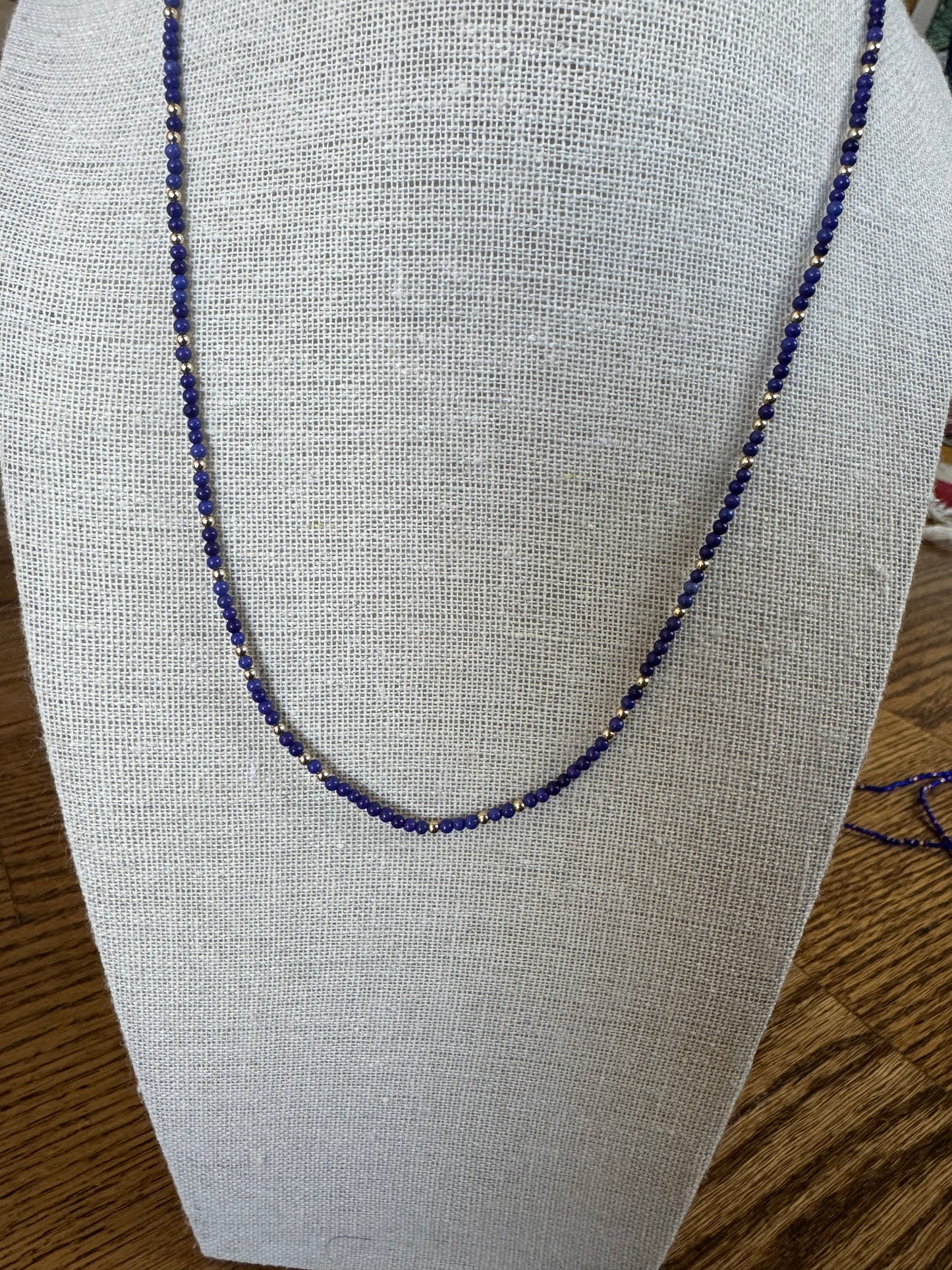 Blue Jade Gloming Necklace