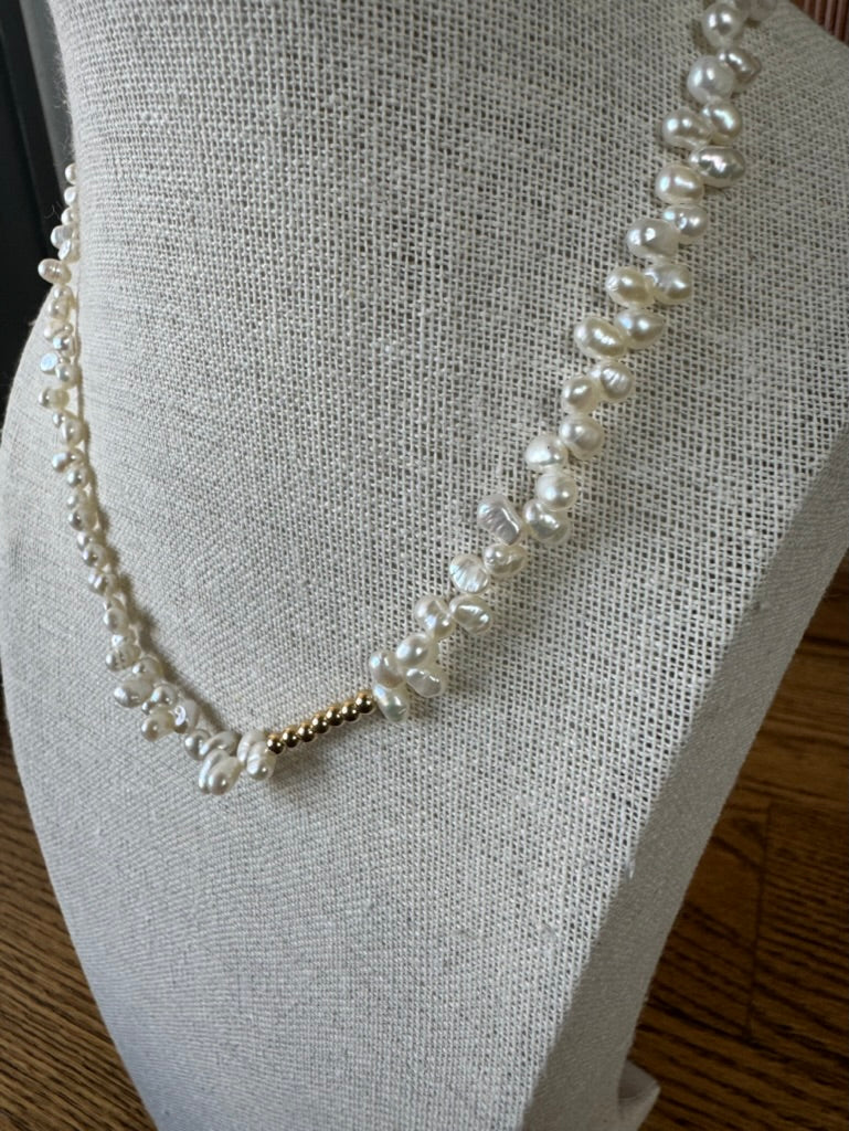 Pearl Theta Necklace