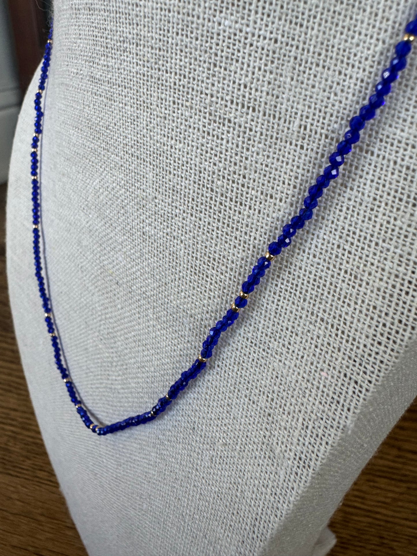 Blue Jade Gloming Necklace