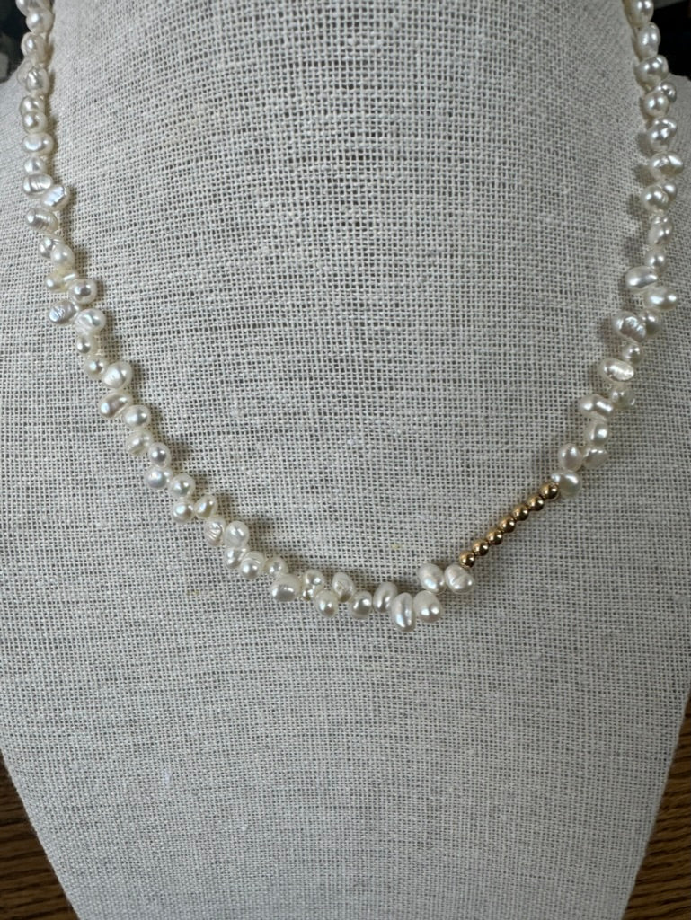 Pearl Theta Necklace