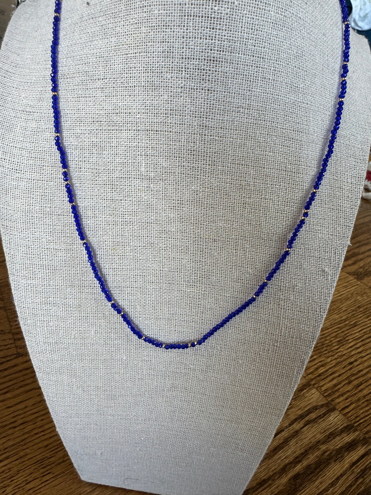 Blue Jade Gloming Necklace