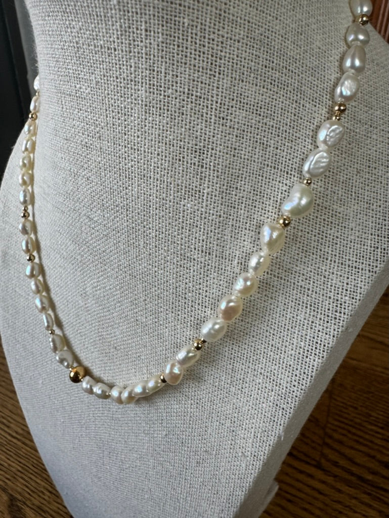 Pearl Delta Necklace